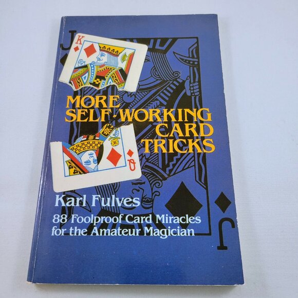 Card Tricks Book More Self-Working By Karl Fulves 1984 Vintage - Picture 2 of 5